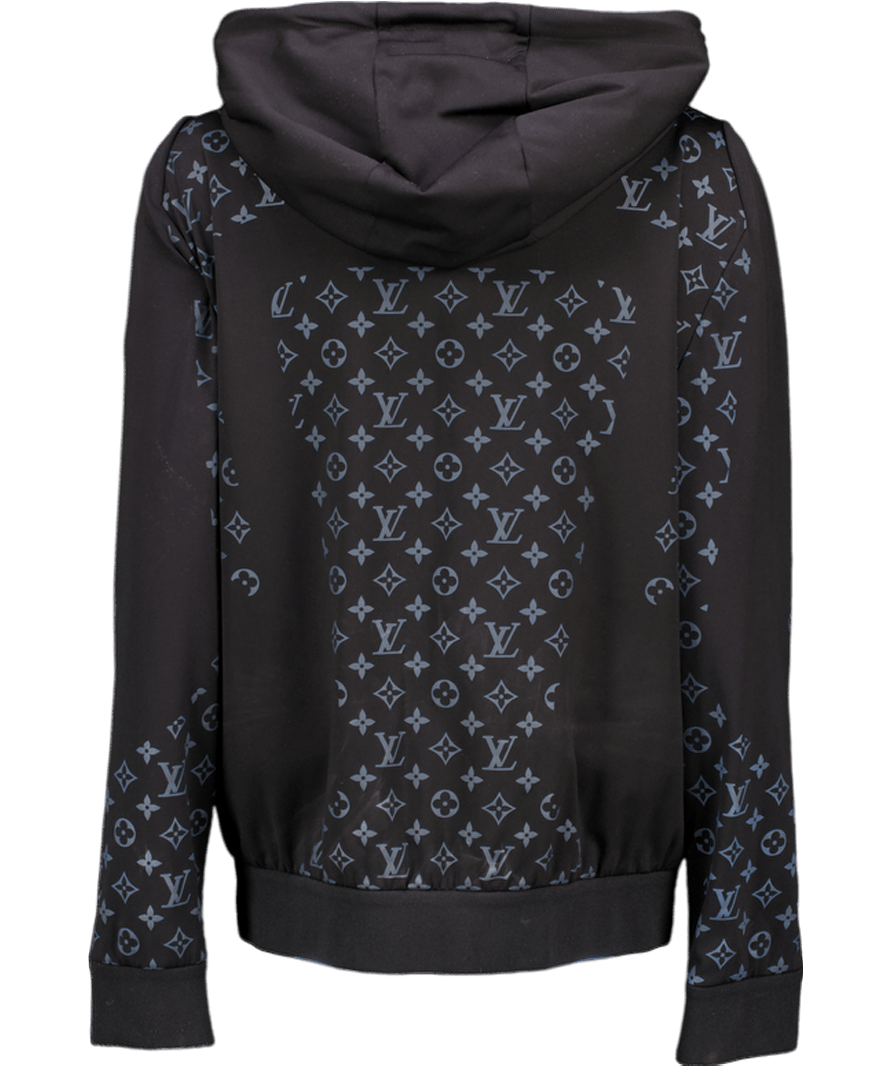 Louis Vuitton Black 2054 Heat Reflective Monogram Sweater UK XS - Reliked