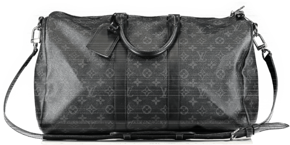 Louis Vuitton Black Keepall Bandoulière 45 Weekend Bag - Reliked