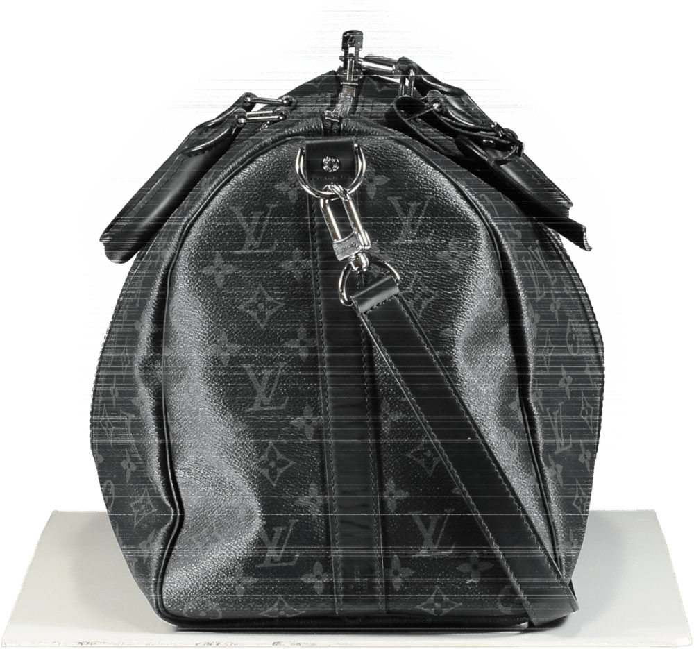 Louis Vuitton Black Keepall Bandoulière 45 Weekend Bag - Reliked