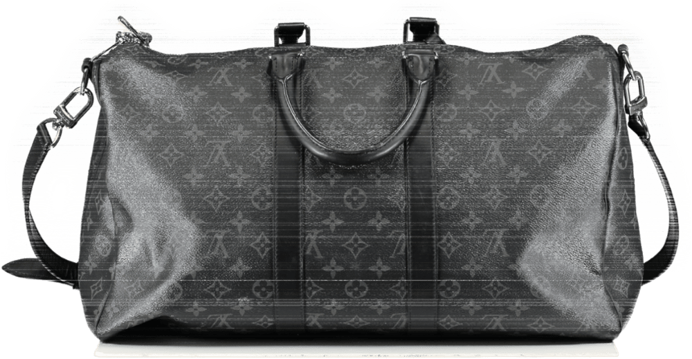 Louis Vuitton Black Keepall Bandoulière 45 Weekend Bag - Reliked