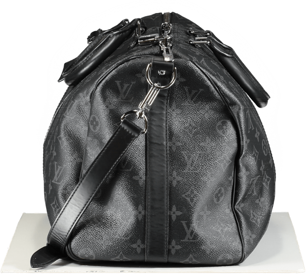 Louis Vuitton Black Keepall Bandoulière 45 Weekend Bag - Reliked