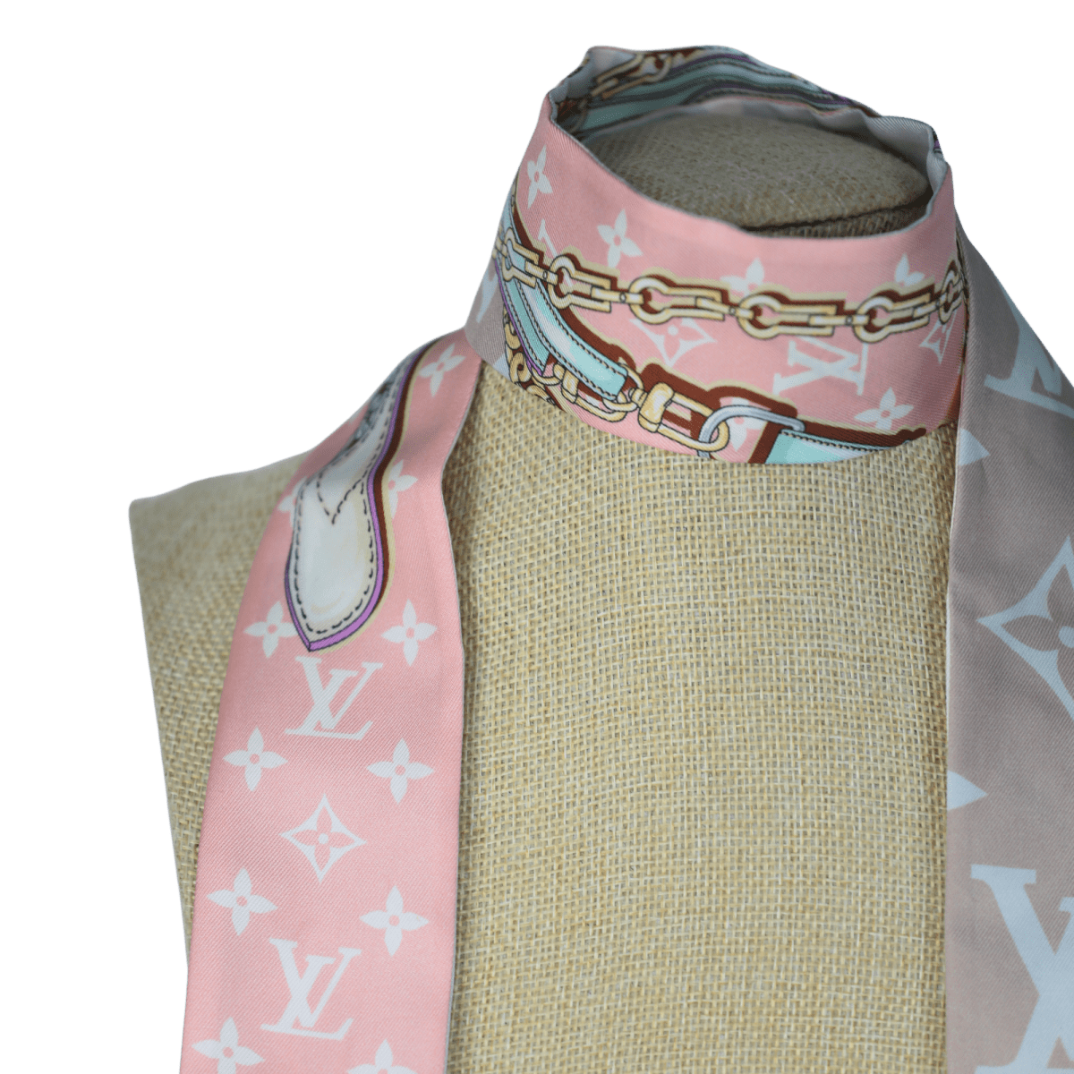 Louis Vuitton Multicoloured Ultimate Monogram Bb Bandeau Twilly Scarf - Reliked