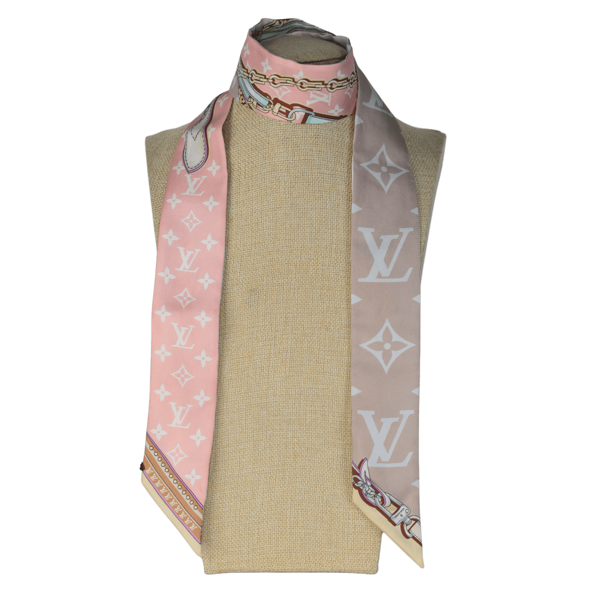 Louis Vuitton Multicoloured Ultimate Monogram Bb Bandeau Twilly Scarf - Reliked