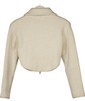 Lounge Apparel Cream Structured Knitted Jacket UK S - Reliked
