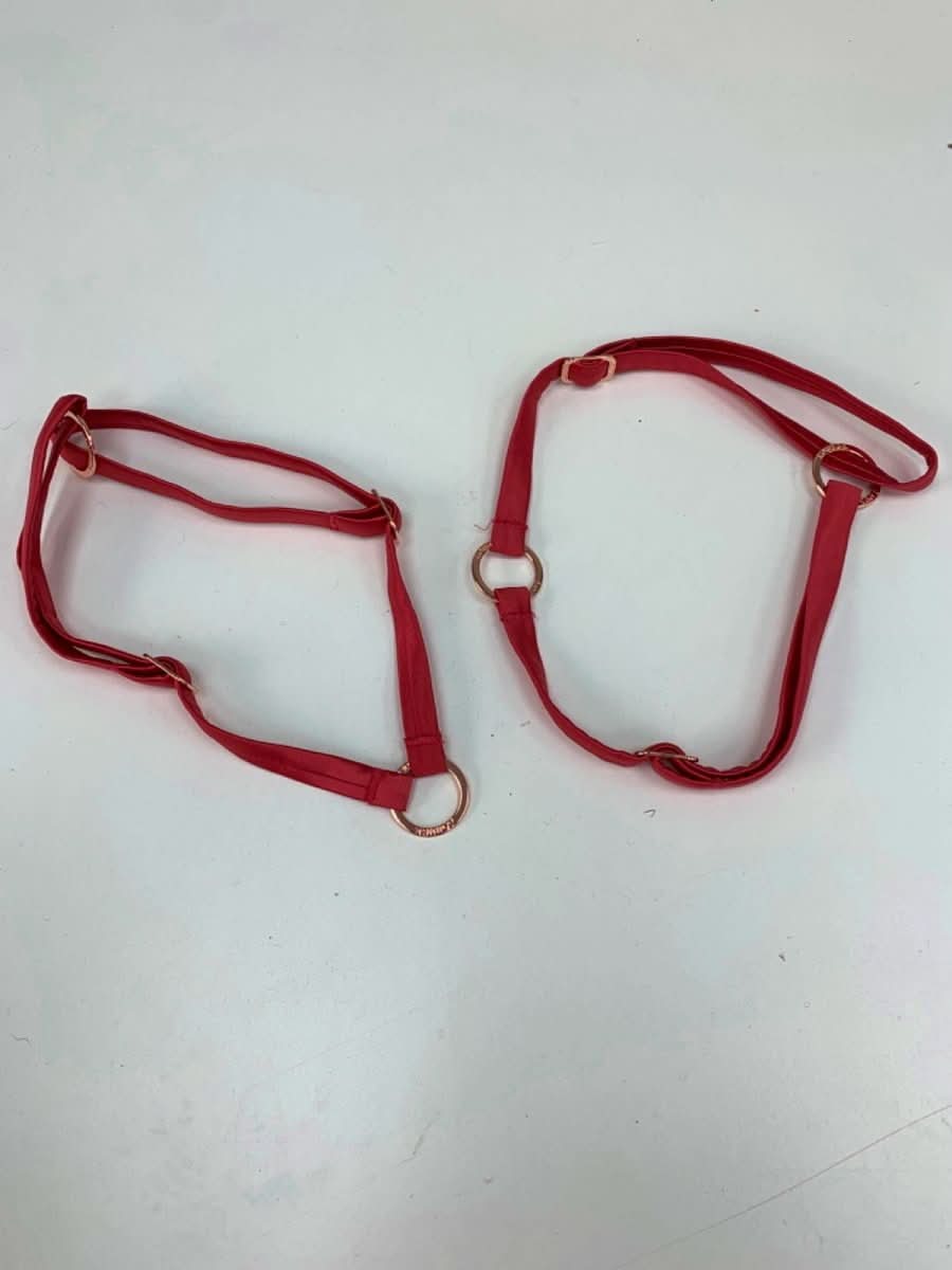 Lounge Red KAIA Floral Bodysuit with Suspenders XS, M - Reliked