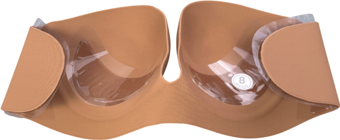 Lounge Underwear Brown Stick - on Push - up Bra - Nutmeg B - cup One Size - Reliked