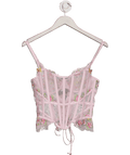Lounge Underwear Pink Elodie Corset UK S - Reliked