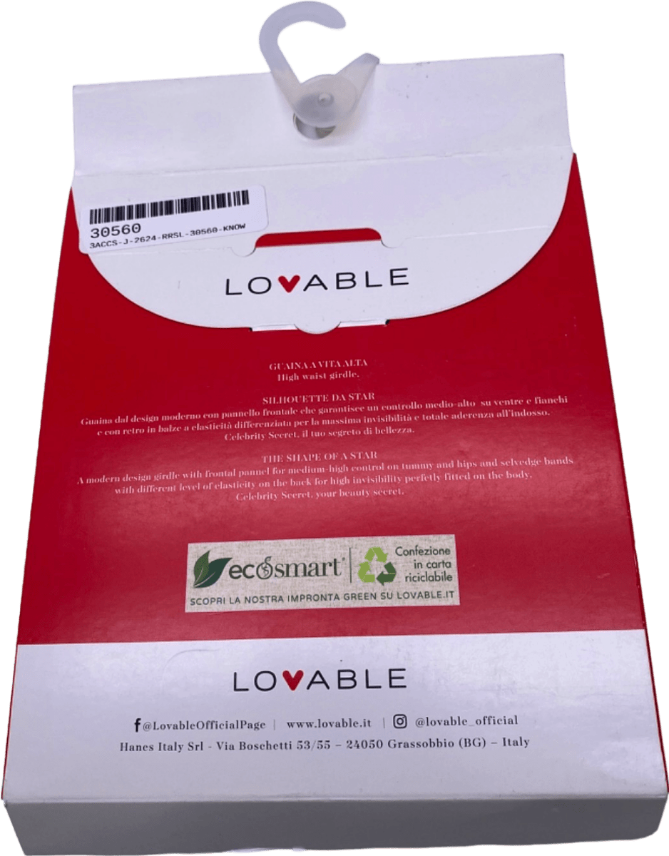 Lovable Beige Celebrity Secret High - Waisted Shaping Briefs UK S - Reliked