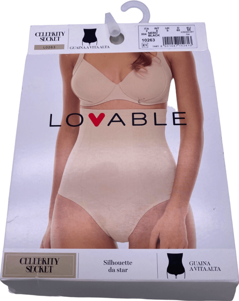 Lovable Beige Celebrity Secret High - Waisted Shaping Briefs UK S - Reliked
