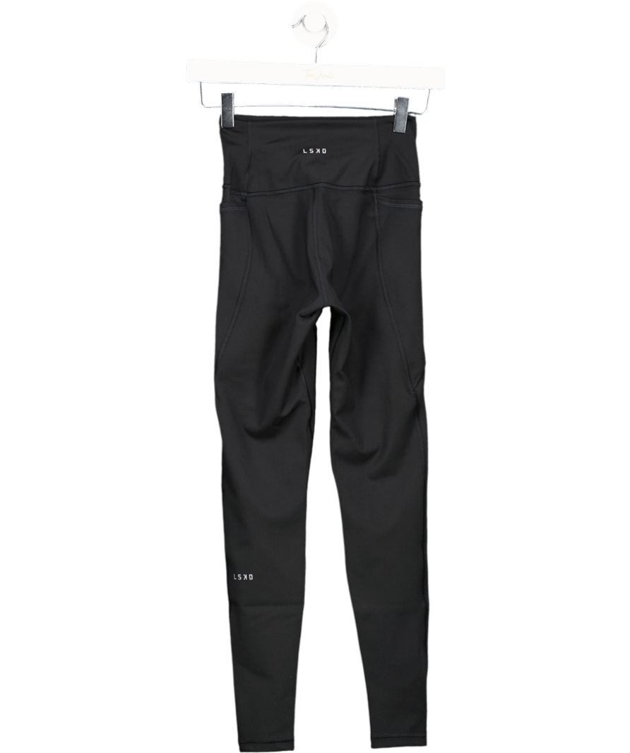 LSKD Black Fusion Full Length Tight With Pockets UK S - Reliked
