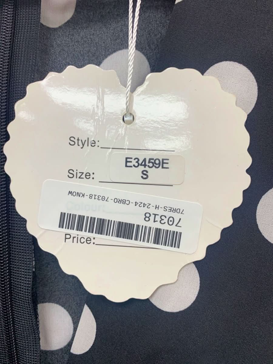 Luc & Ce Black Polka Dot Play Suit S - Reliked