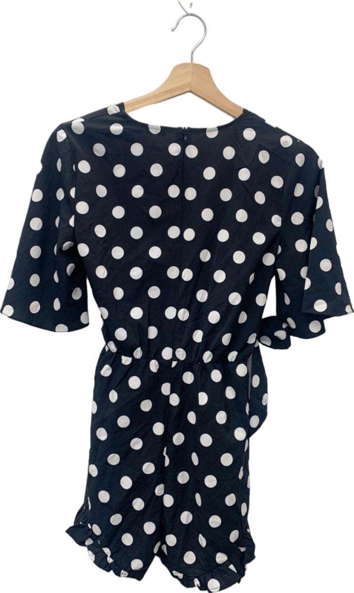 Luc & Ce Black Polka Dot Play Suit S - Reliked