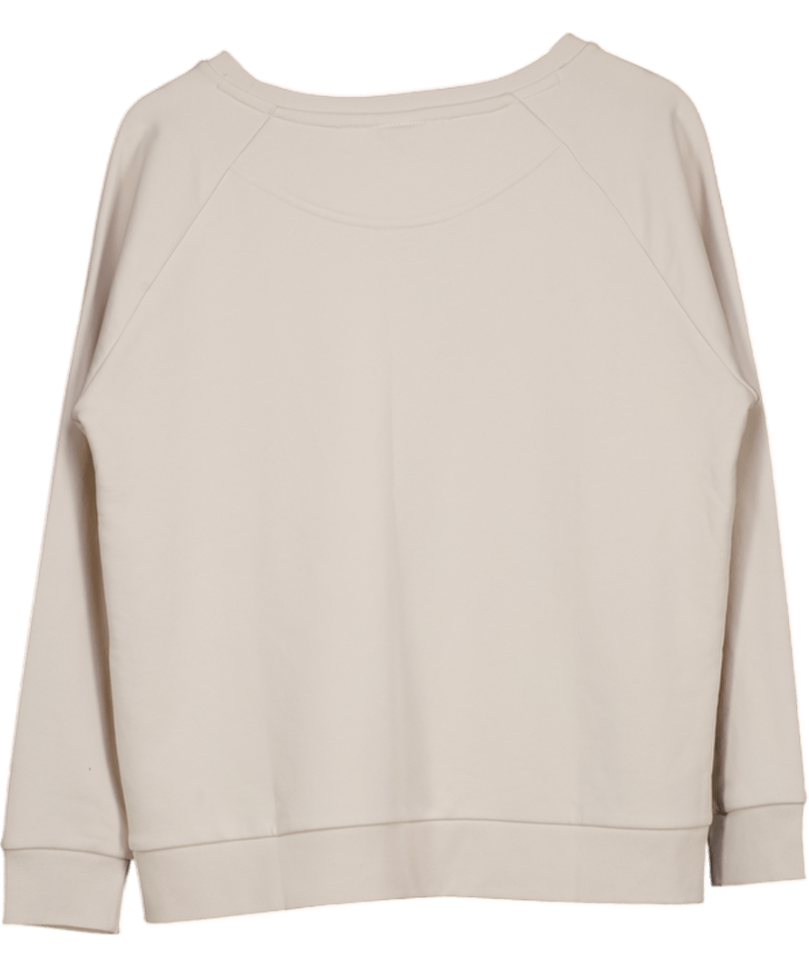 Lucy Dodwell Cream Relaxed Fit Tiger Sweatshirt UK M - Reliked