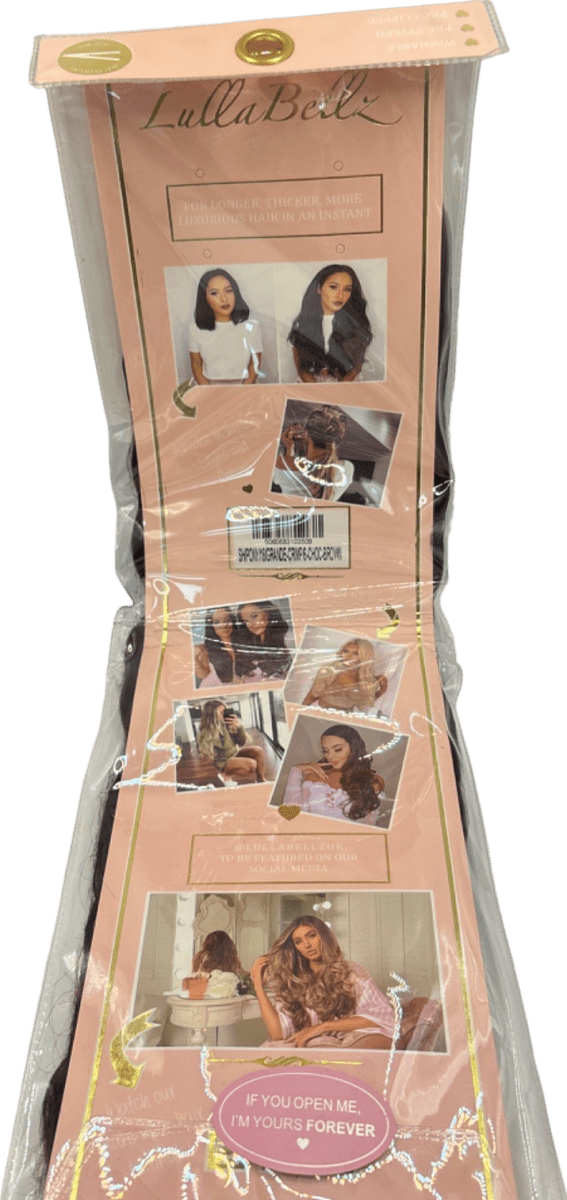 LullaBellz Mini Grande Crimp Wraparound Pony 6 Choc Brown - Reliked