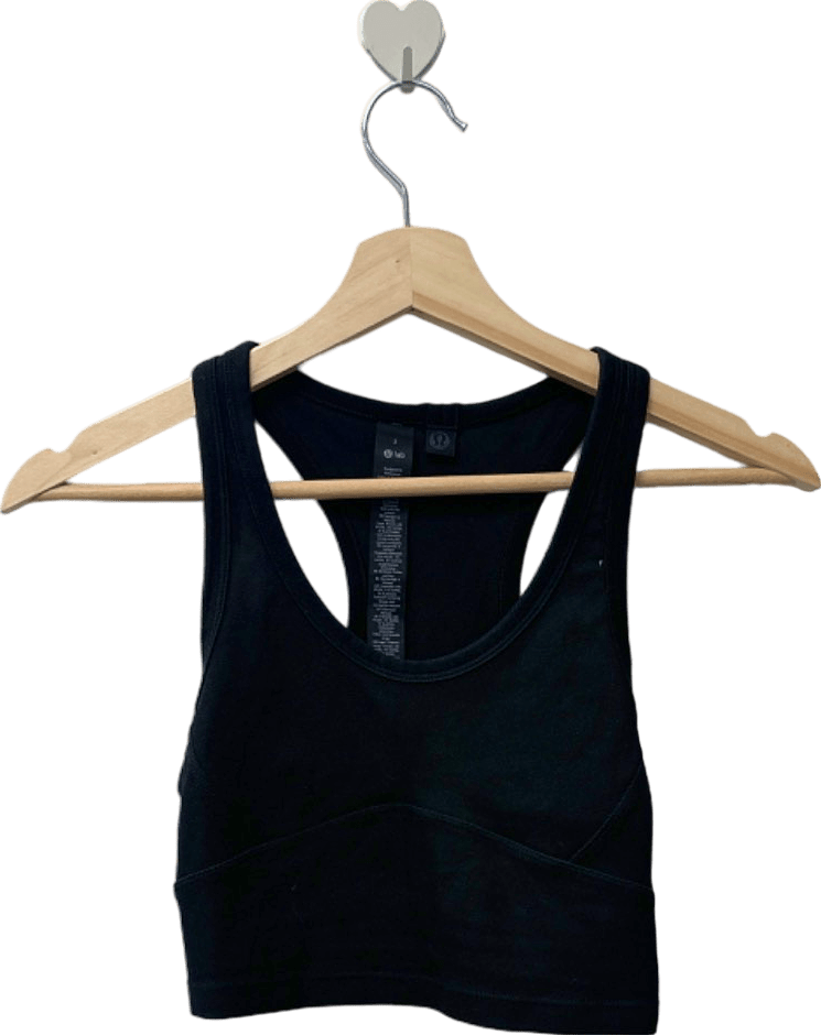 Lululemon Black Lab Crop Top Size 2 - Reliked