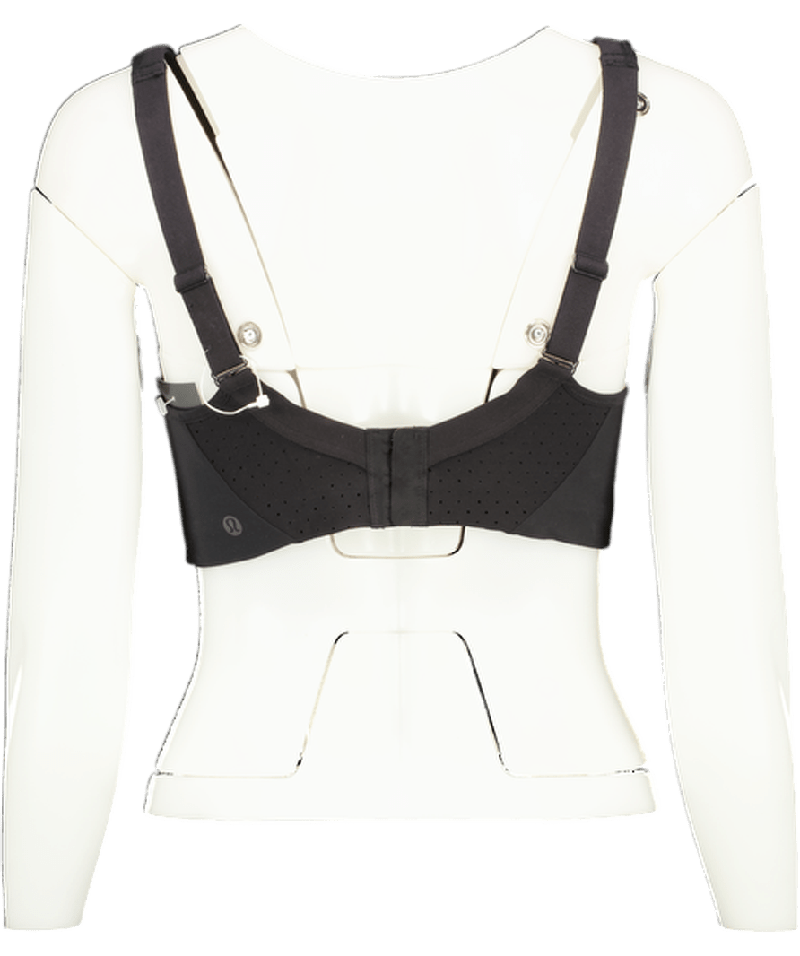 Lululemon Black Sports Bra UK 36DD - Reliked