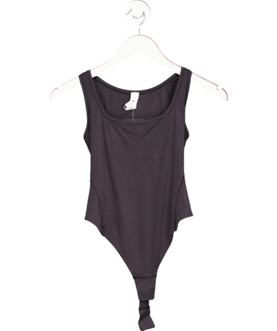 Lululemon Black Wundermost Ultra - soft Sleeveless Thong Bodysuit UK XS - Reliked