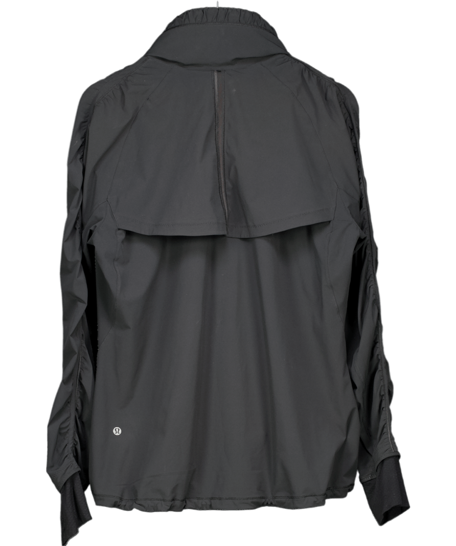 Lululemon Black Zip Front Jacket UK M - Reliked