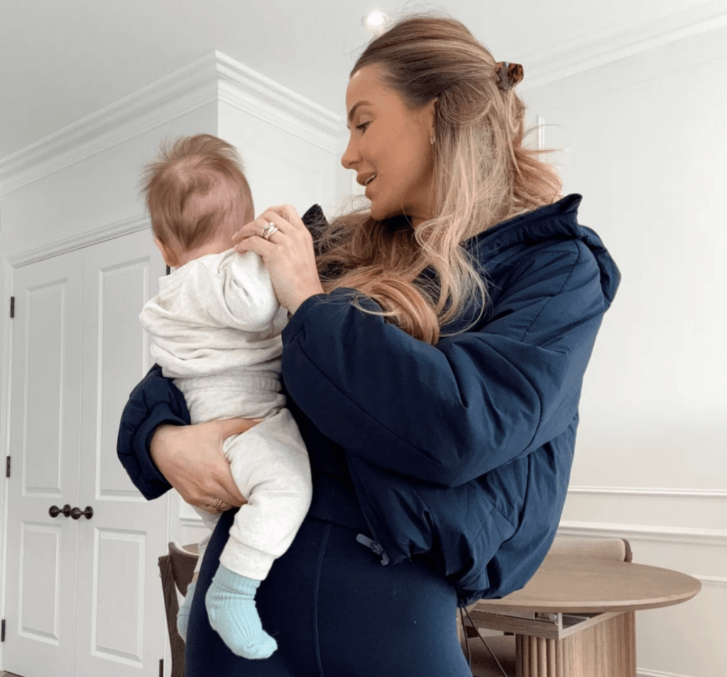 Lululemon Navy Blue Short Hooded Primaloft Jacket UK XXS - Reliked