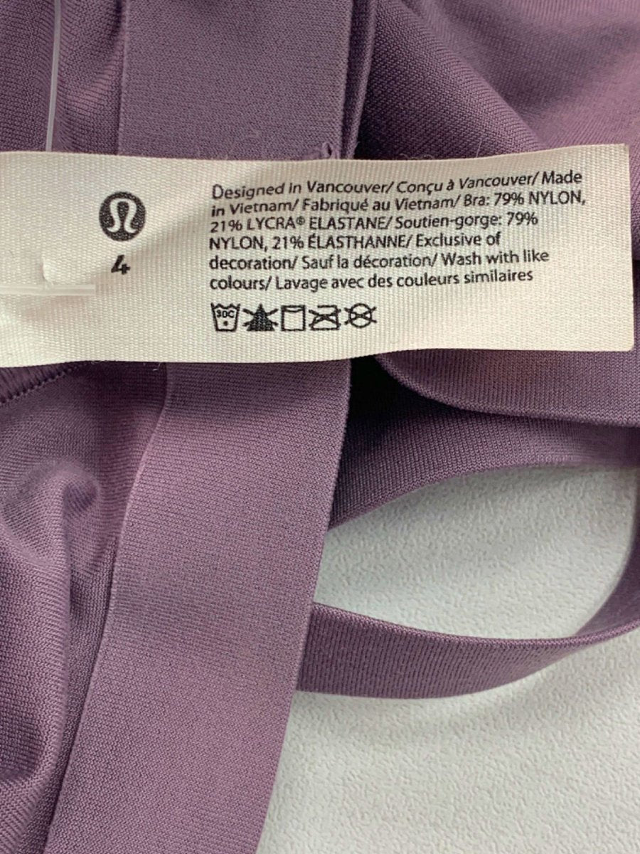 Lululemon Purple Bralette UK 4 - Reliked