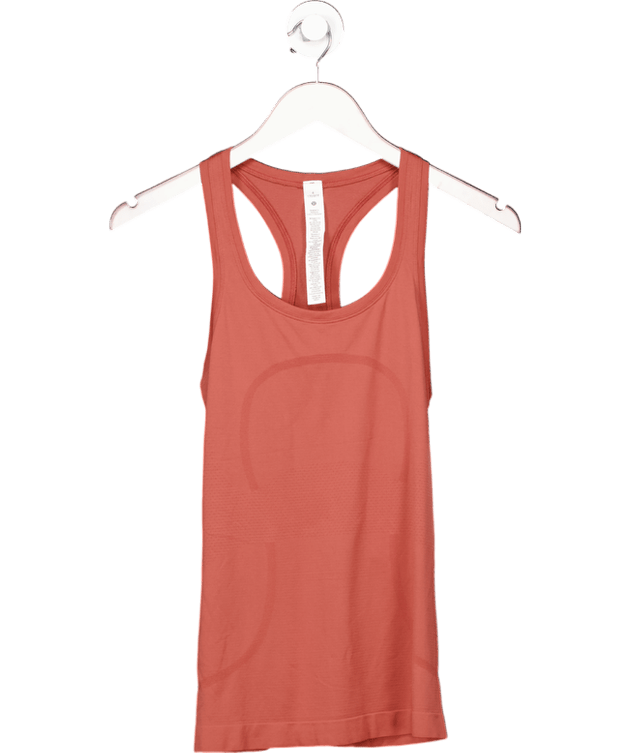 Lululemon Red Swiftly Tech Racerback Tank Top 2.0 UK 8 - Reliked