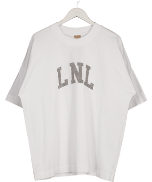 lunilow Lnl Unisex Organic Cotton Oversized T-shirt White UK L