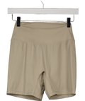 luxe to kill Cream Seamless Gym Shorts UK S - Reliked