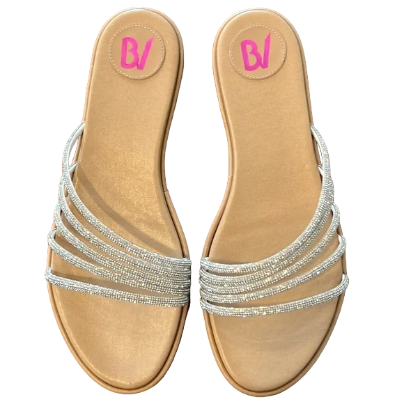 BETTINA VERMILLON Women's Stella Crystal-embellished Leather Sandals UK 5 EU 38