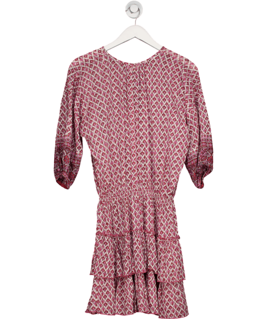 m.a.b.e Pink Viti Print Dress UK XS - Reliked
