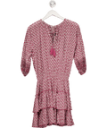m.a.b.e Pink Viti Print Dress UK XS - Reliked