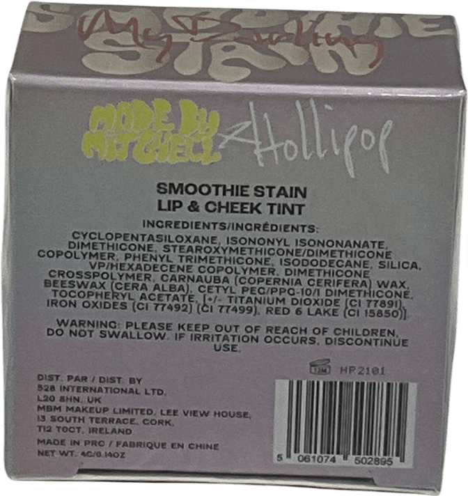 Made By Mitchell Smoothie Stain Lip & Cheek Tint My Darling 0.14oz - Reliked