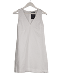 Madewell White The Ariana V - neck Mini Dress UK XS - Reliked