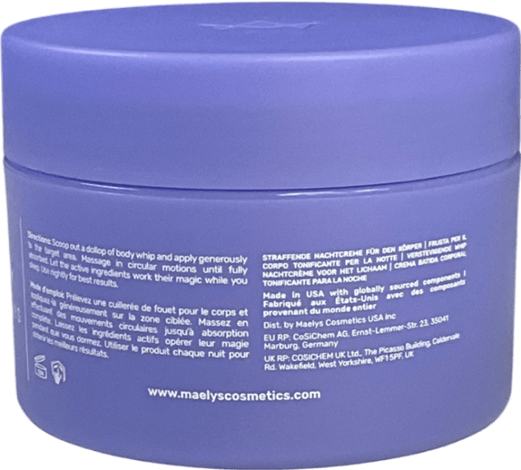 maelys Get - dreamy Overnight Toning Body Whip 200ml - Reliked