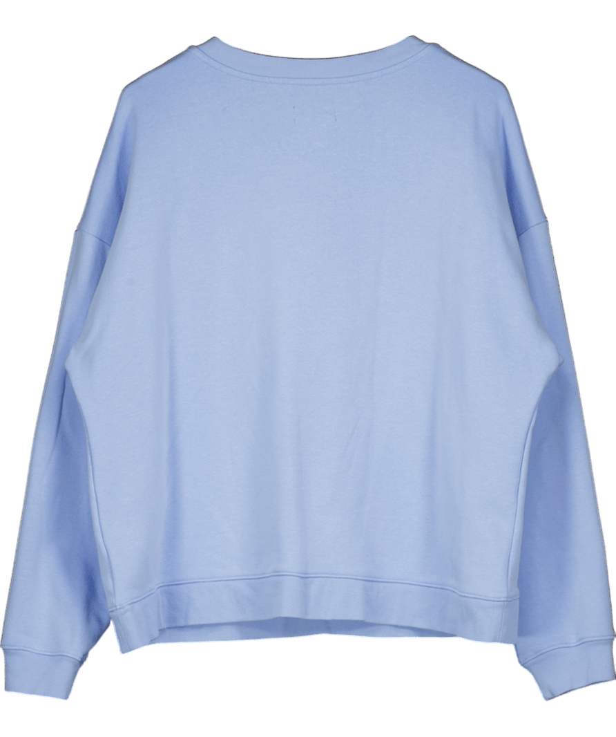 MAEVE By Anthropologie Blue Chevron Sweatshirt UK XL - Reliked