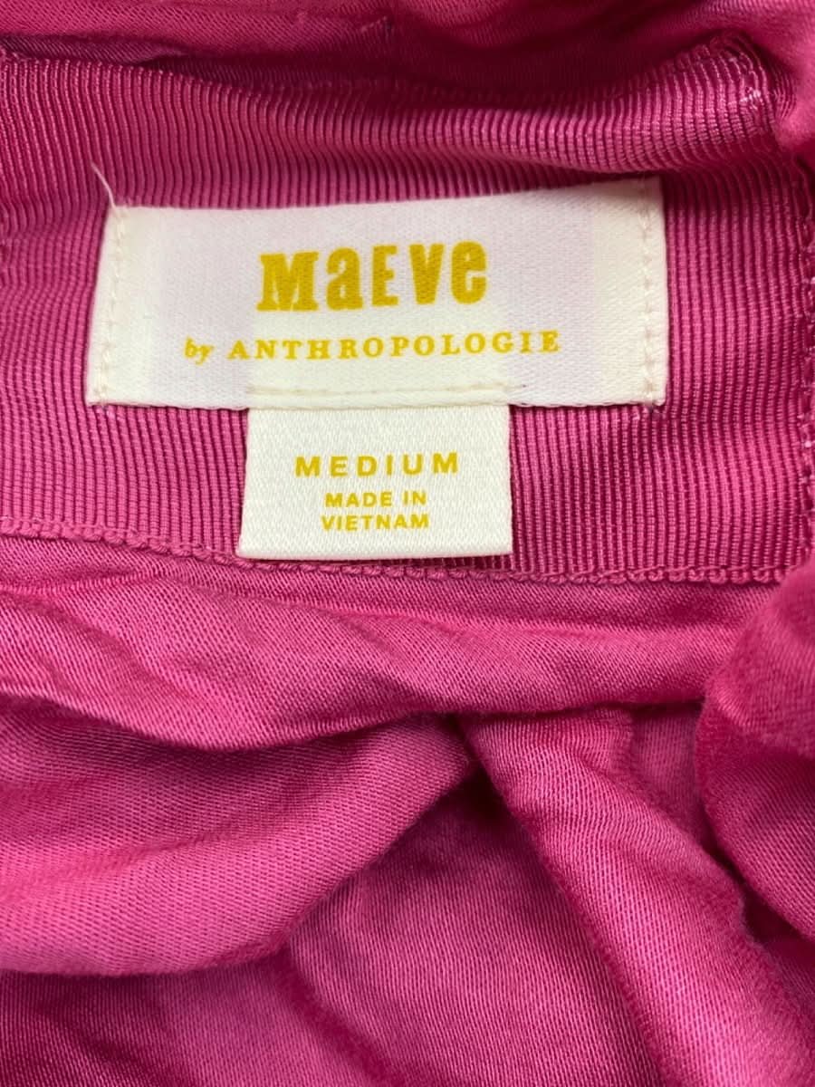 Maeve Pink Sequin Open - Back Mini Dress Medium - Reliked