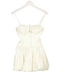 Maison Amory Butter Cream Bubble Mini Dress UK XXS - Reliked