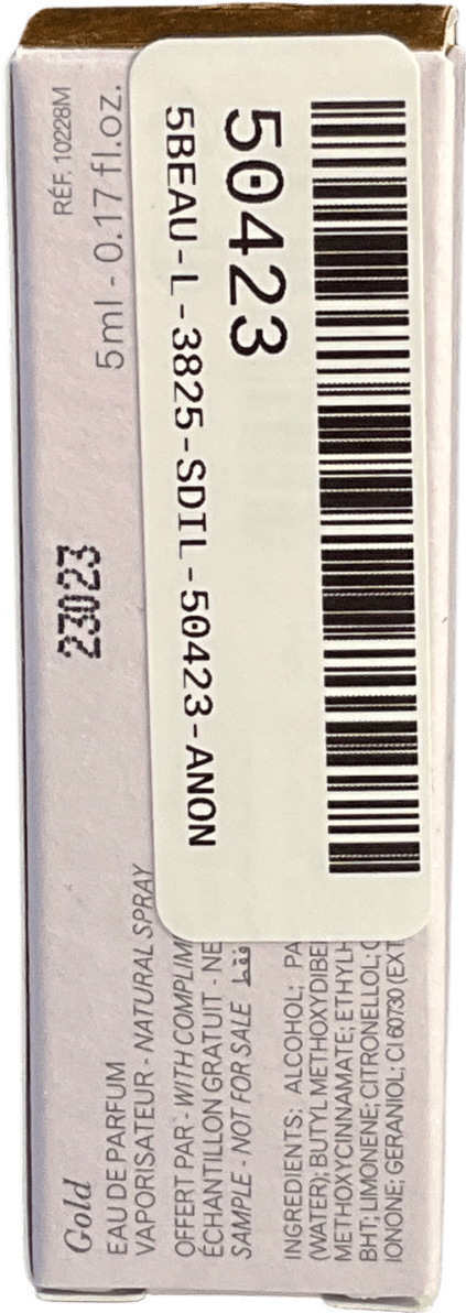 Maison Francis Kurkdjian Gentle Fluidity Gold Eau De Parfum 5ml - Reliked