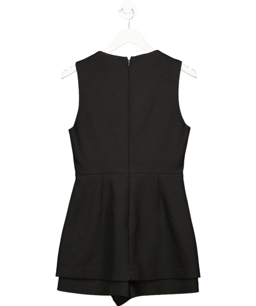 Maje Black Irisa Embellished Woven Playsuit Fr38 UK 10 - Reliked