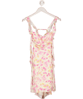 Maje Cream Imprime Fleur Rose dress UK 8 - Reliked