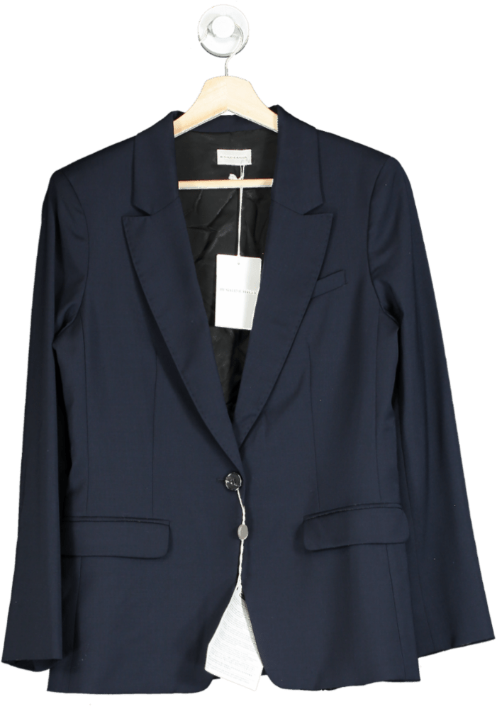 Malene Birger Navy Blue Blazer Eu38 UK M - Reliked
