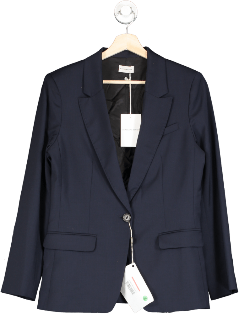 Malene Birger Navy Blue Blazer Eu38 UK M - Reliked