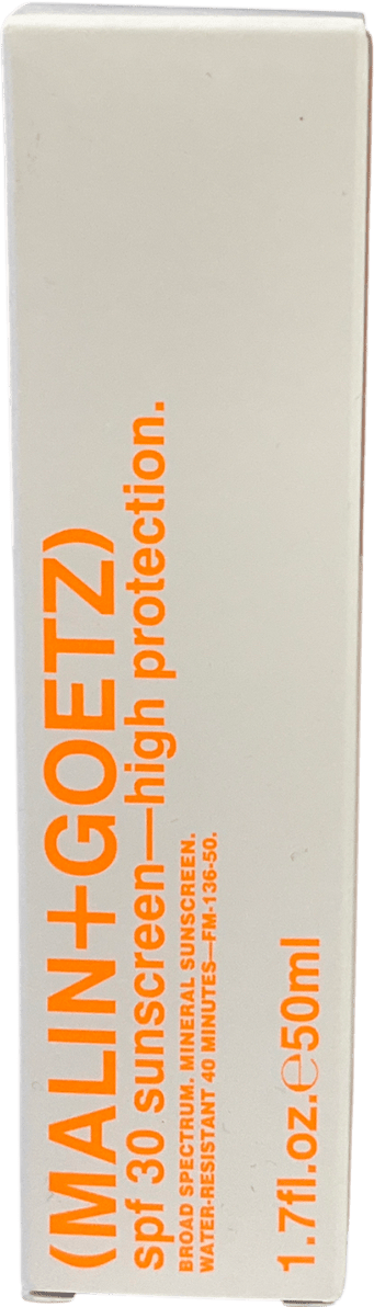 Malin + Goetz Spf 30 Sunscreen–high Protection 50ml - Reliked