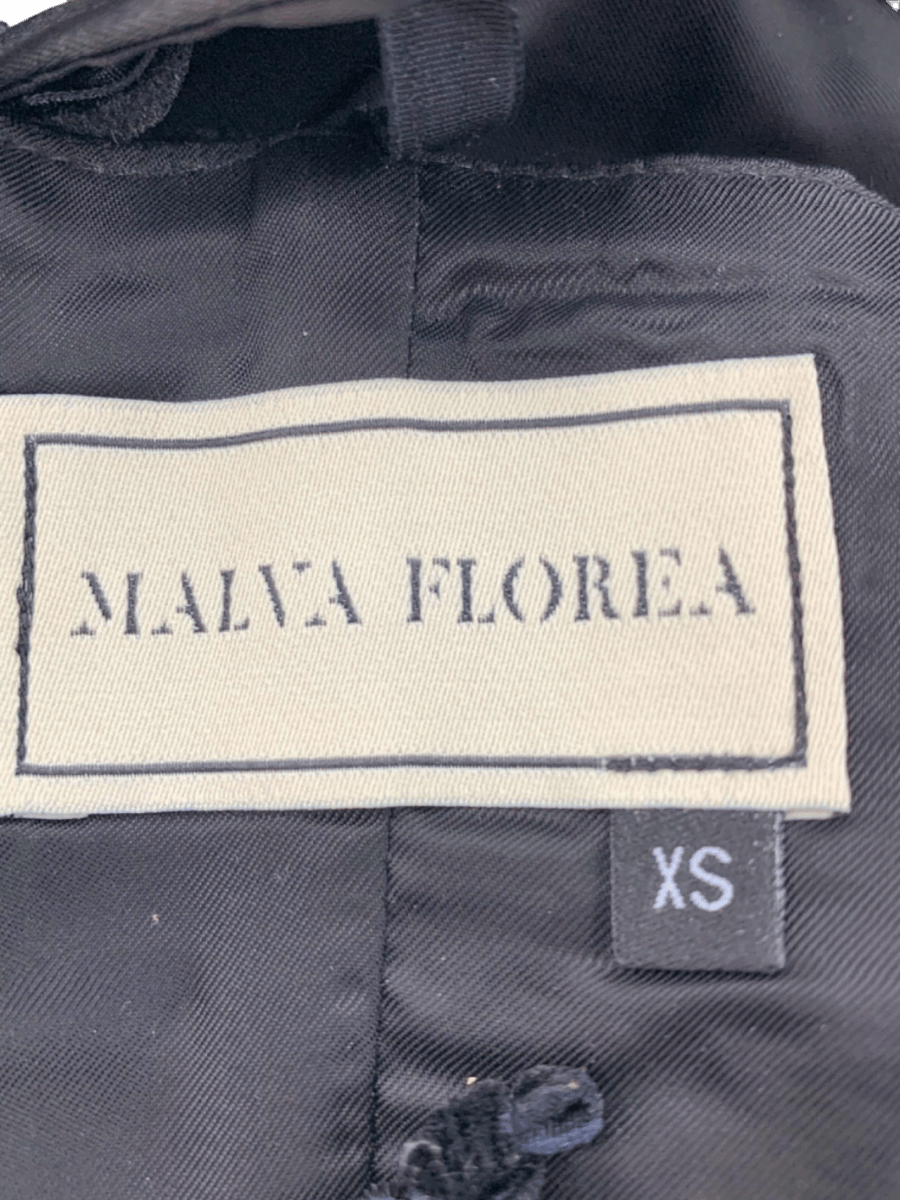 Malva Florea Black Halter Neck Star Bodysuit UK XS - Reliked