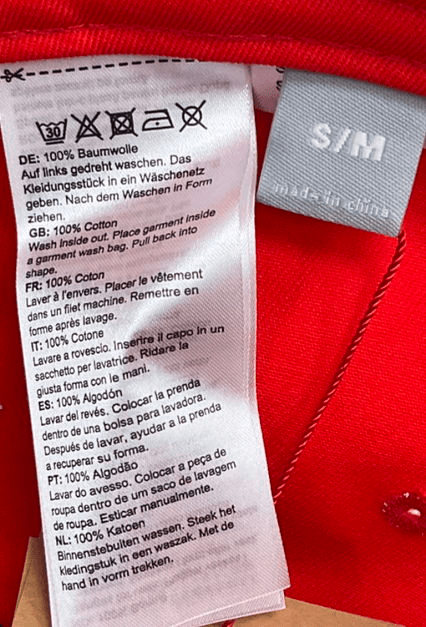 mammut Red Aenergy Light Cap Unisex Adult Basketball Cap UK S/M - Reliked