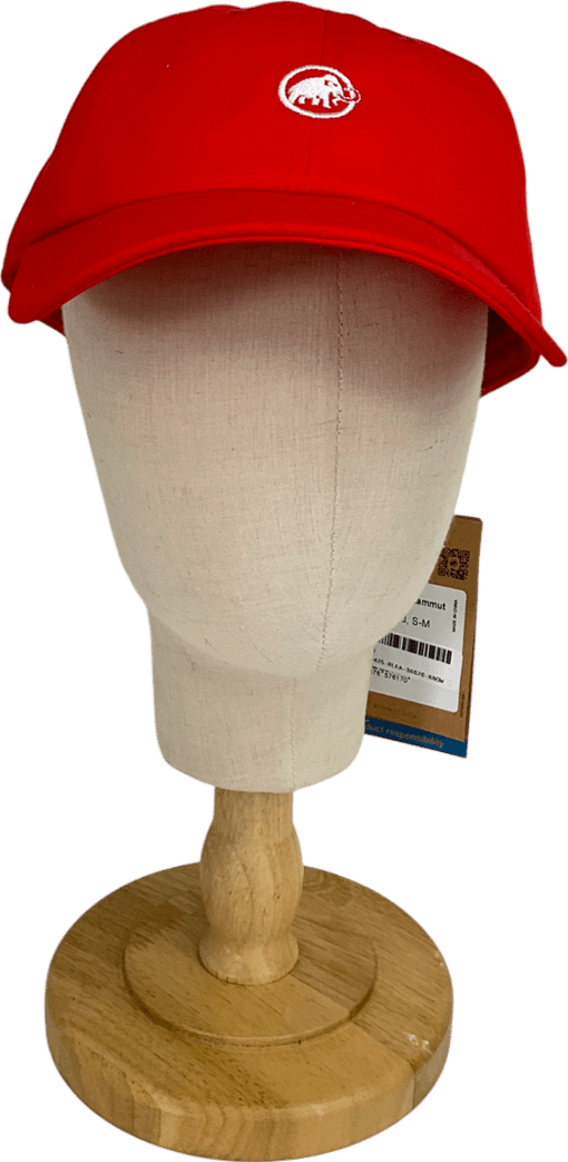mammut Red Aenergy Light Cap Unisex Adult Basketball Cap UK S/M - Reliked