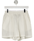 MANDIBREEZE 100% Linen Gigi Shorts White UK M - Reliked