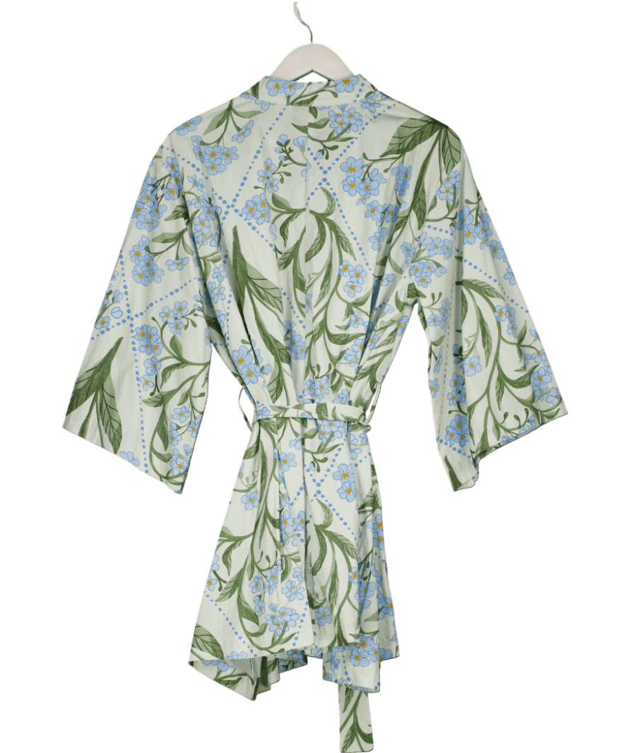 Mandibreeze Green 100% Cotton Shirt Dress UK S - Reliked