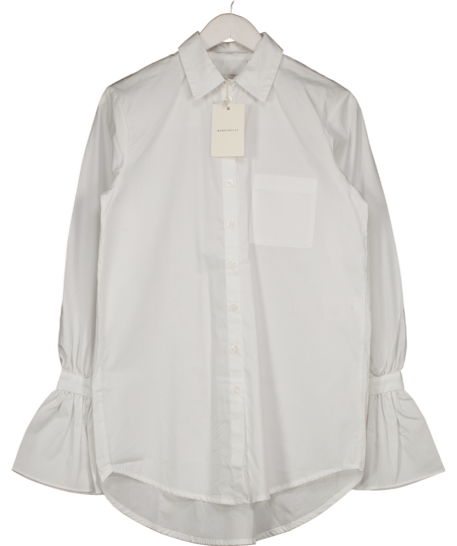 MANDIBREEZE Jules Shirt White UK XS/S - Reliked