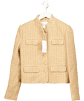 MANGO Beige Camel Tweed Jacket UK S - Reliked