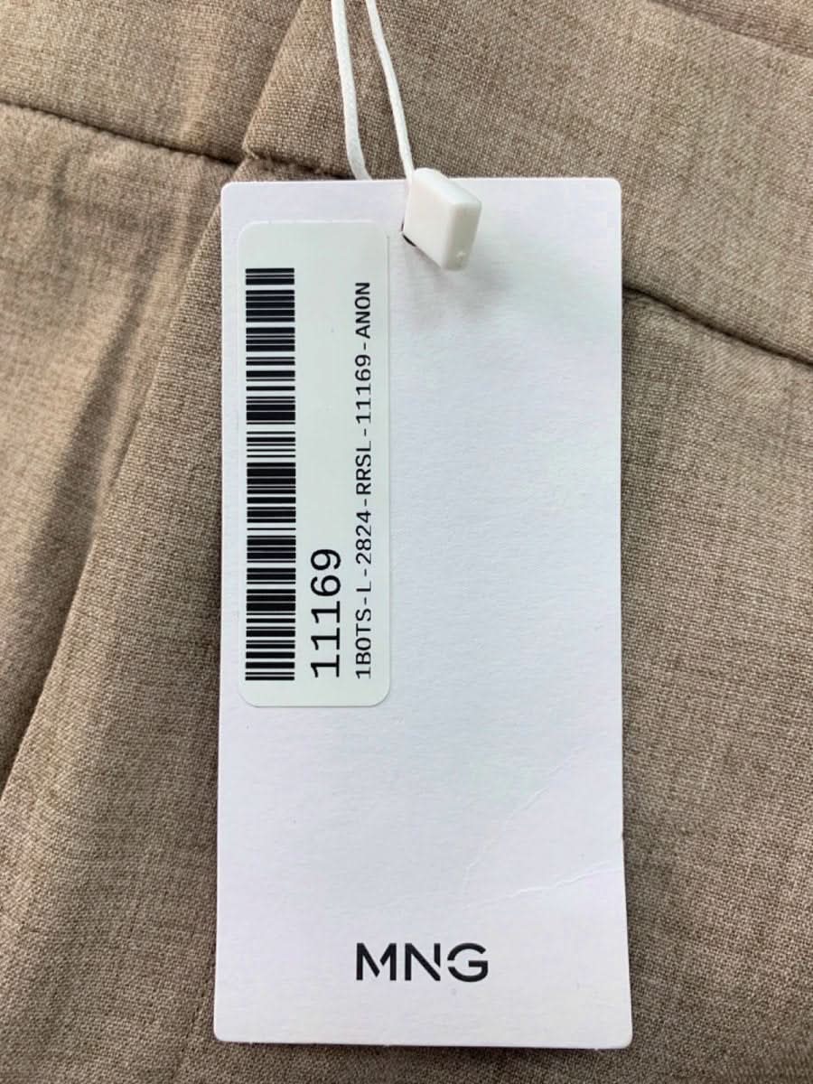 MANGO Beige Tailored Trousers EU 42 UK 14 - Reliked